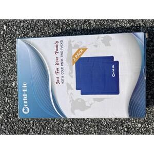 WORLD-BIO Large Flexible Hip Ice Pack – Set of 2 | Hot & Cold Therapy | New